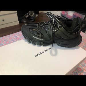 Black Balenciaga Track Runners